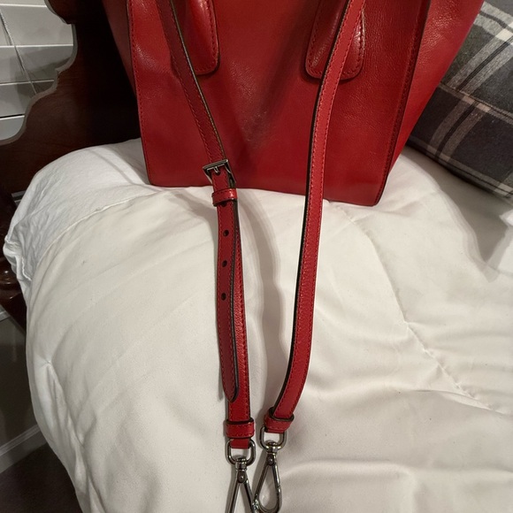 RARE AUTHENTIC PRADA DOUBLE ZIPPER SHOULDER CROSSBODY STRAP EUC - Picture 13 of 16